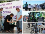 PROTESTUL la care FERMIERII ROMÂNI și-au dus NEVESTELE, COPIII și au împărțit GRATUIT lapte!