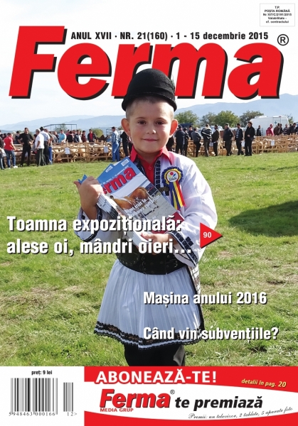 Citeşte revista Ferma, ediţia 1-15 decembrie 2015!