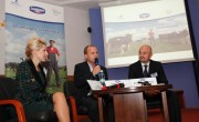 De la stanga la dreapta - Laura Manciu, Heifer Romania, Dieter Schulz, Danone SEE si Nebojsa Radakovic, Danone SEE