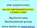 Sales Representative / Consultant Agribusiness