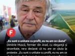 Fermierul Muscă: Eu fac profit, nu am ce căuta la protest!