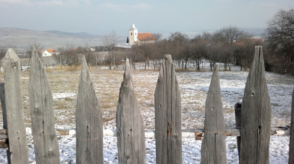 Iarna pe ulita... intr-un sat din judetul Alba