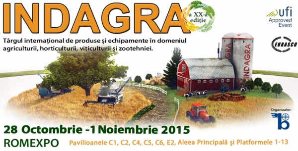 Evenimentul anului în agricultură! INDAGRA, târg internațional de produse și echipamente agricole!