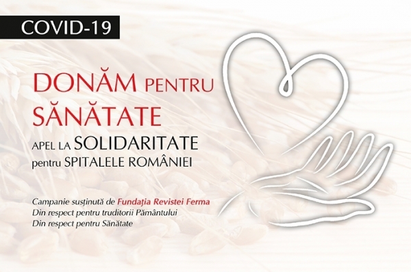 DONĂM PENTRU SĂNĂTATE. APEL LA SOLIDARITATE pentru SPITALELE ROMÂNIEI!