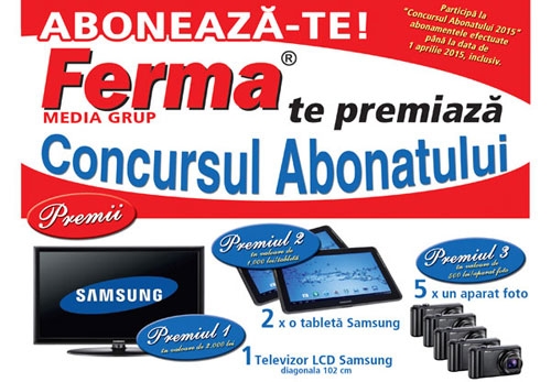 Abonează-te! Revista Ferma te premiază