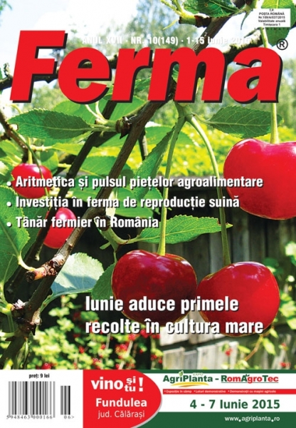 Citeşte revista Ferma, ediţia 1 - 15 iunie 2015!