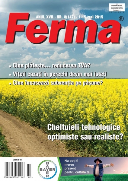 Citeşte revista Ferma, ediţia 1 - 15 mai 2015!