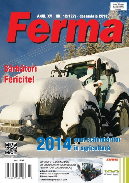 A apărut revista Ferma – decembrie 2013