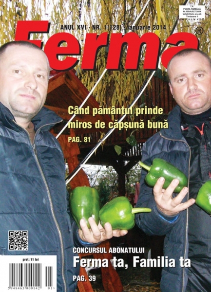 A apărut revista Ferma – ianuarie 2014