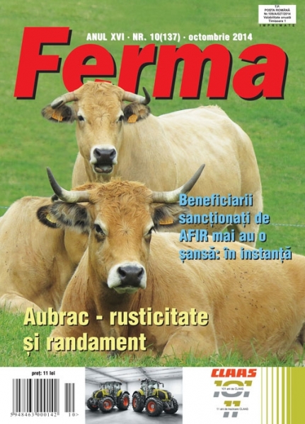 Citiţi revista Ferma – octombrie 2014!