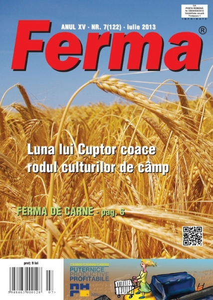 A apărut revista Ferma - iulie 2013