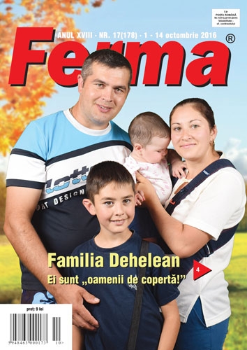 Familia Dehelean pe COPERTA revistei FERMA! Citeşte-le POVESTEA aici!