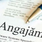 angajare o