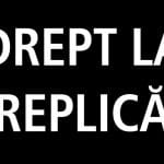 drept la replica o
