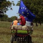 tarani cu steag ue o