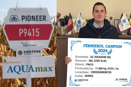 fermier campion la porumb boabe și porumb siloz