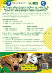 Raport ministrul Barbu: Ajutor minimis suplimentat cu 300 de lei pe cap animal! 1 bazna 2025