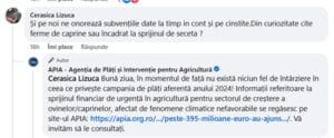 raspuns apia subventii
