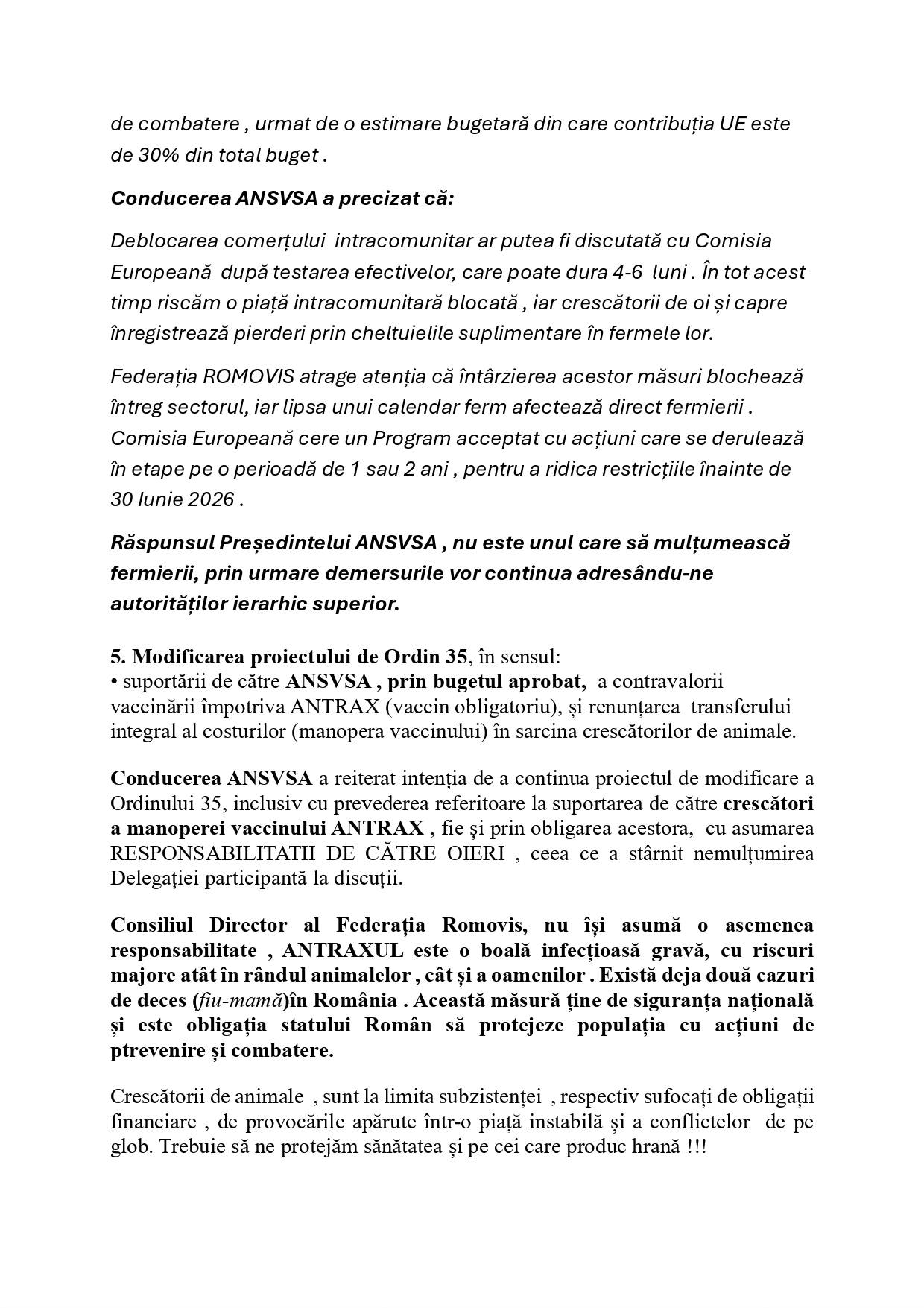 Apel la toți crescătorii de oi și capre! 3 comunicat trei