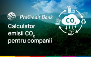 Calculator CO2 de la ProCredit Bank: Află câte emisii produce ferma ta!